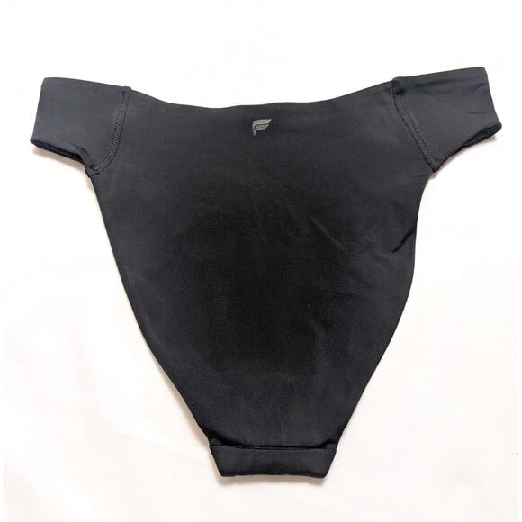 Fabletics Bikini Bottom Gabriella Swim Brief Bottoms Black Cheeky Women L 10 NWT - Picture 5 of 8